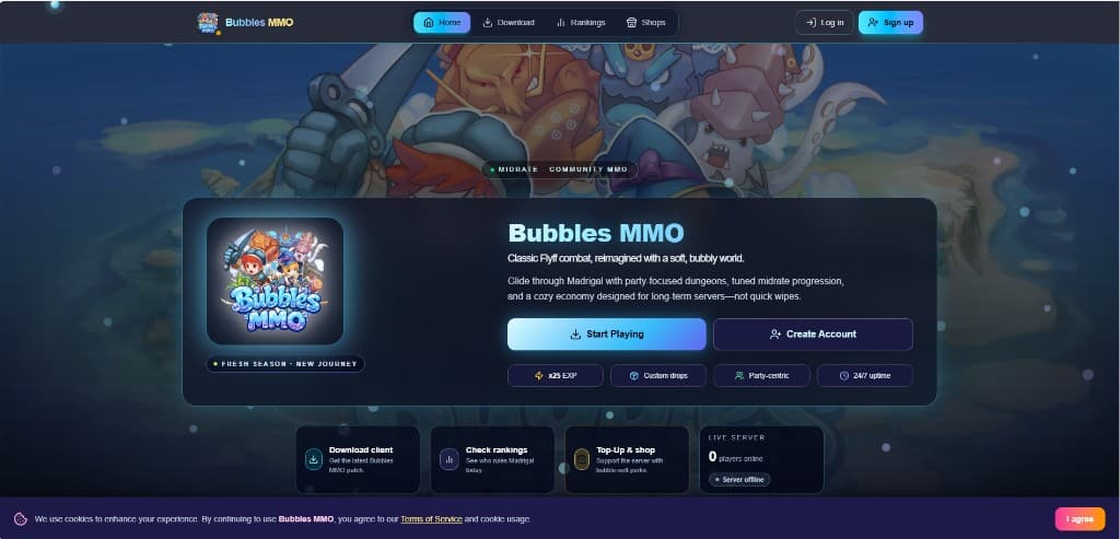 Bubbles MMO